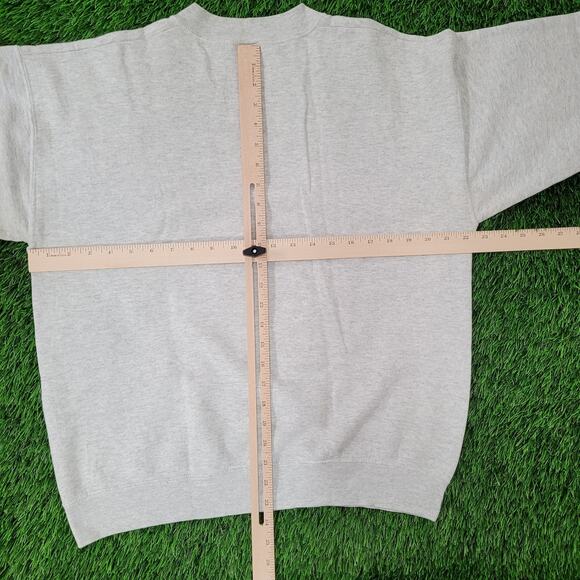 Vintage Skinner-Magnet Center Sweatshirt Womens L 23x23 Crop - Picture 3 of 13